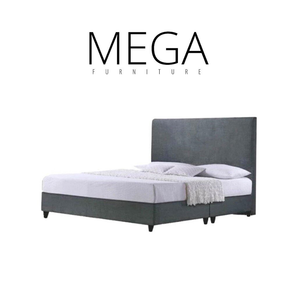 Top in Singapore: Orinde-Grey-Fabric-Bed