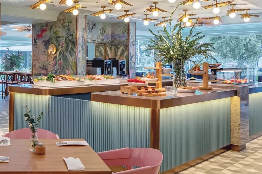 Ginger Restaurant buffet spread