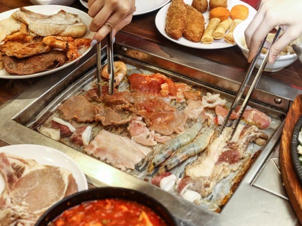 Teng Sheng Korean BBQ Buffet buffet spread
