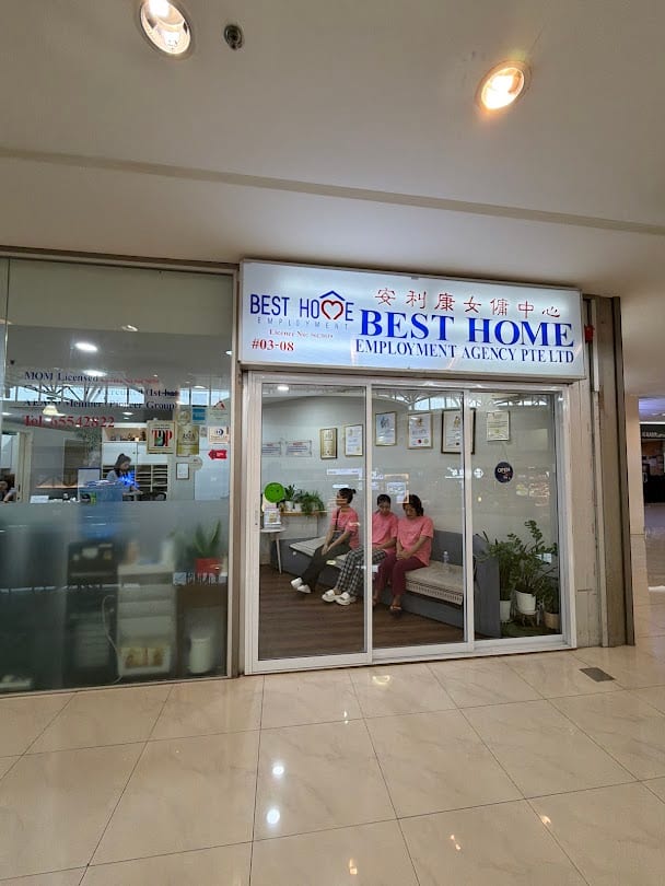 Best Home Employment maid agency shopfront