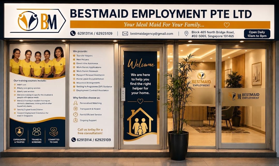 Best Maid agency reception