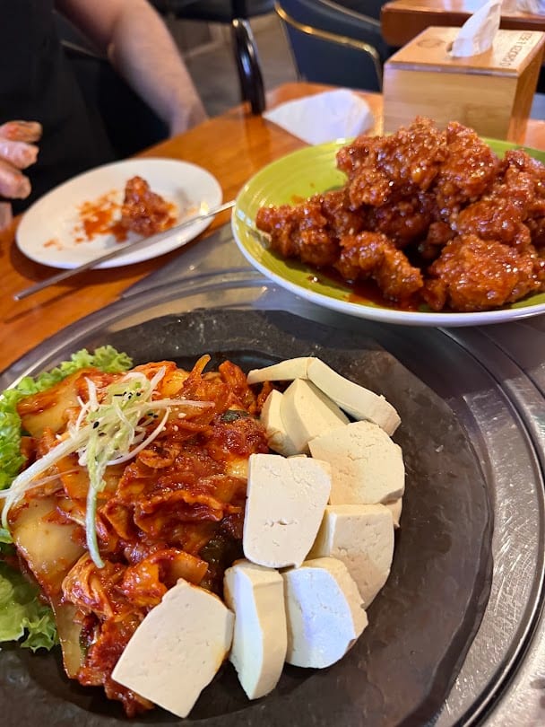 Chicken Up fried chicken and banchan, Singapore