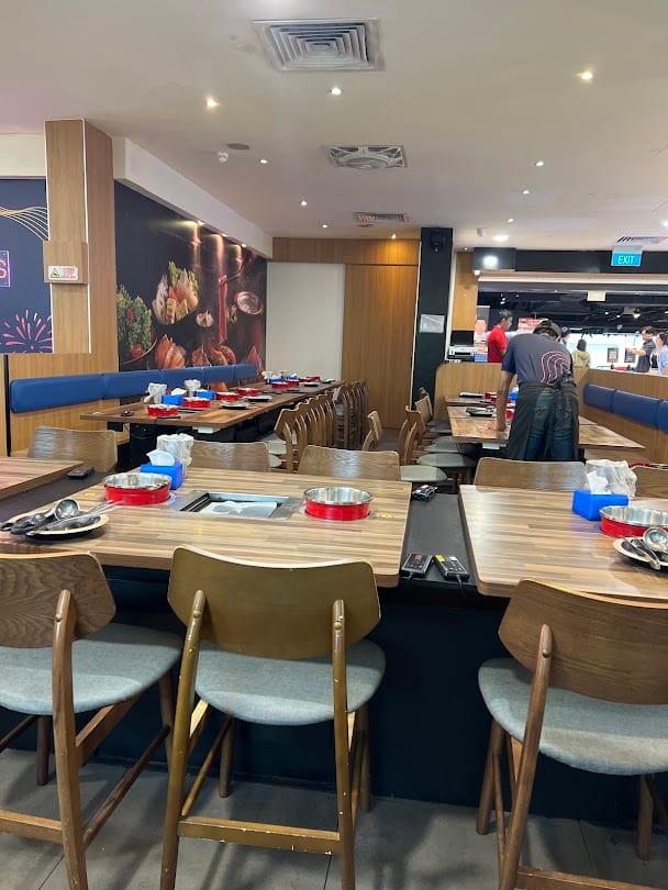 Seoul Garden grill tables