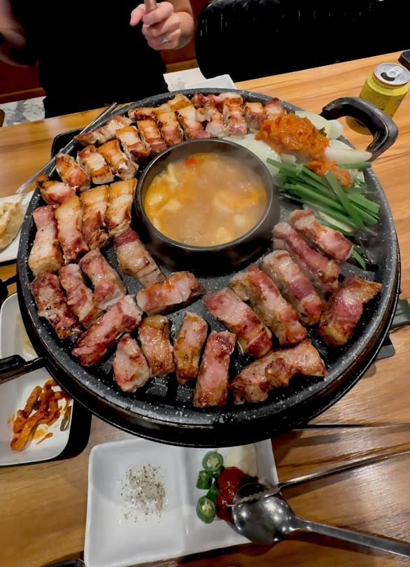 Nanta BBQ grilled pork belly